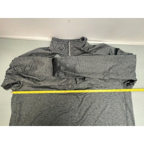 VRST MEN'S RUN WARM 1/2 ZIP DARK GREY HEATHER PULLOVER SIZE XXL - Picture 7 of 16